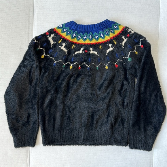 NWOT Festive Fair Isle Pullover Size 130cm/US 8 - Picture 6 of 10